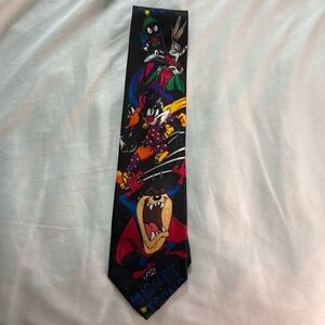 Looney Tunes Mania Tie Tasmanian Devil, Bugs Bunny, Daffy Duck & More